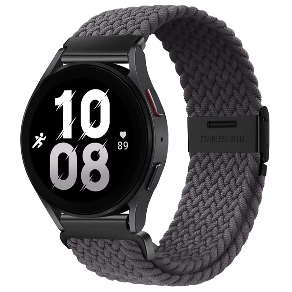 Braided Elastic Bracelet 20mm/22mm Smartwatch Band Strap