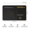 1/2Pcs VOCOlinc Smart Bluetooth Wallet Tracker Passport Tag, Use with Find My (iOS Only), Anti-lost Item Finder Keychain Locator 1