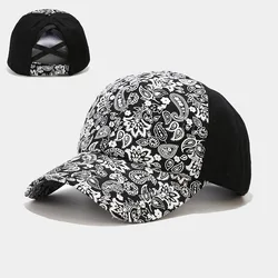 Snapback Cap for Men Women Cashew Flowers Baseball Cap Unisex Adjustable Sun Beach Fisherman Cap Bob Bonnets Golf Hat