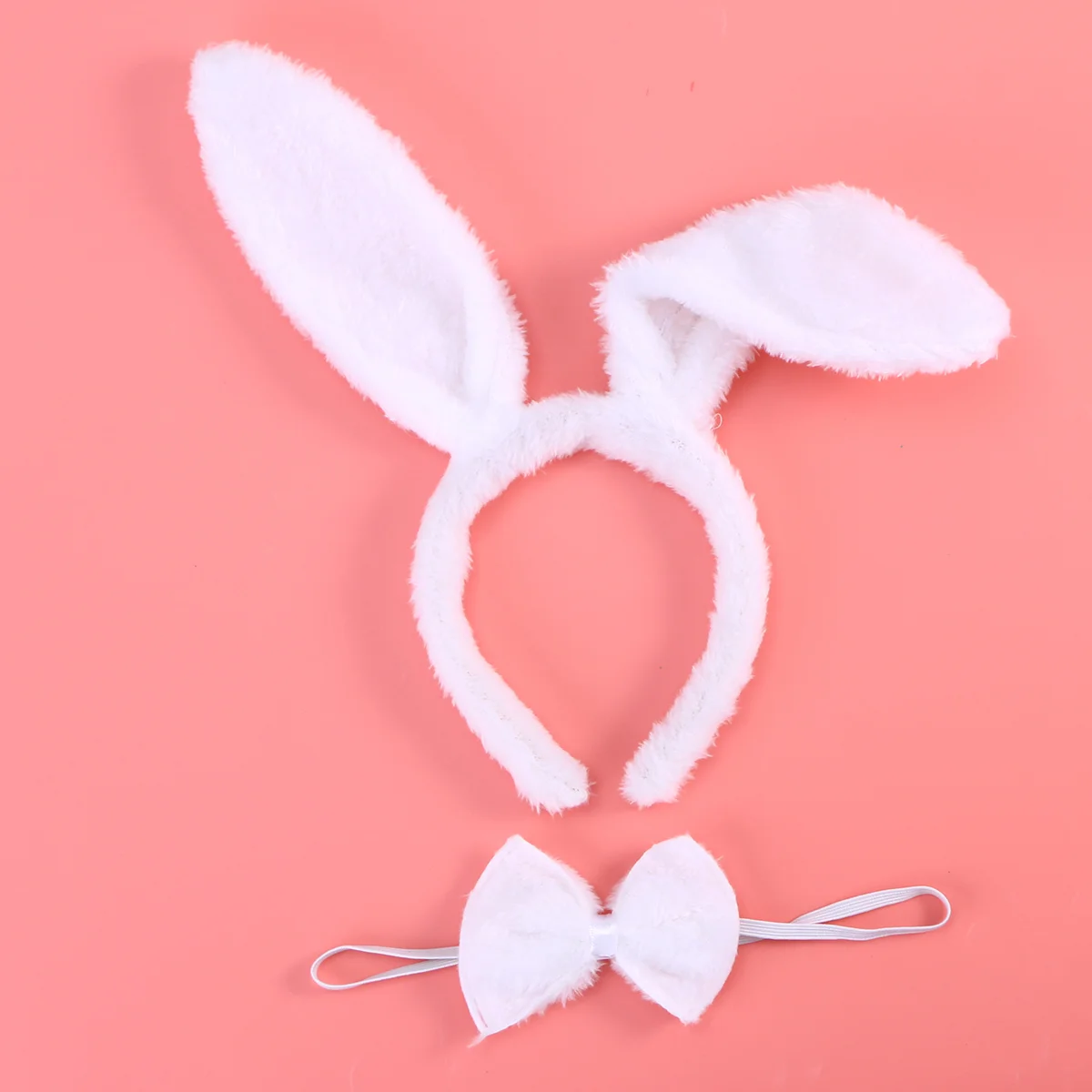 Kids Adult Rabbit Bunny Ears Headband Bow Ties Tail Set Party Cosplay Costume 1 Set Bunny Cosplay Set
