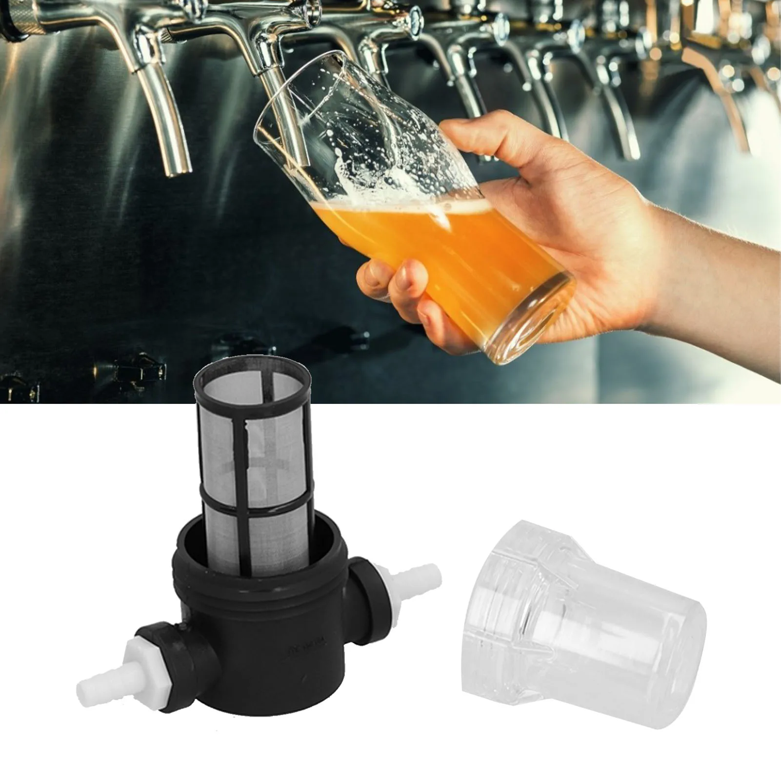 InlineFilterforHomeBrewing150micron100meshWaterBeerFiltering