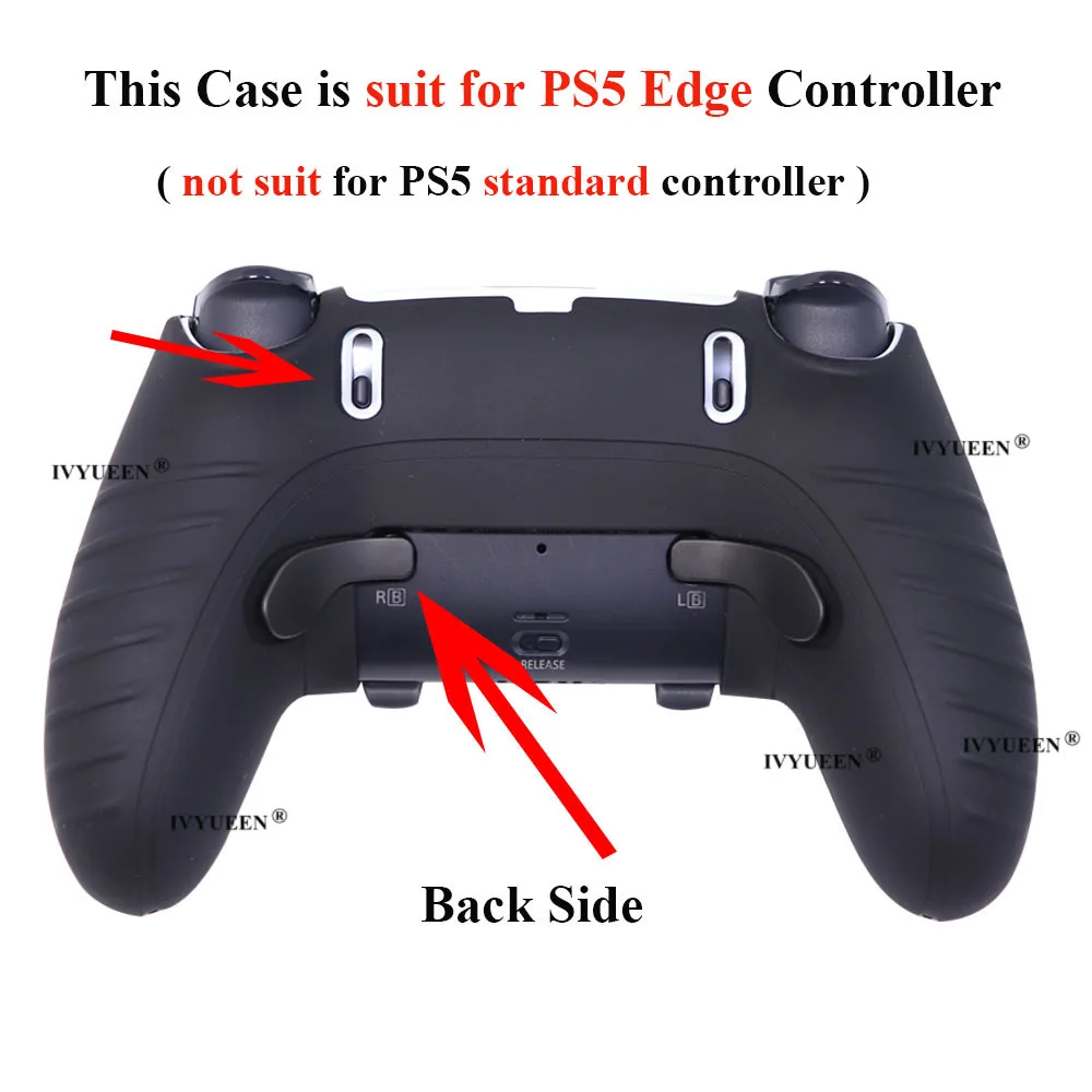 Housse de Protection en caoutchouc pour manette de jeu PS5, étui souple Housse de Protection en caoutchouc pour manette de jeu PS5, étui souple