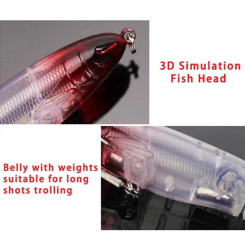 Whopper Plopper Popper Propeller Topwater Fishing Lures 13g Artificial Bait Hard Crankbait Wobblers Rotating Tail Fishing Tackle fishing lure