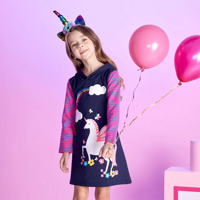 Abbigliamento Giubbotto Unicorno Bambina Vestiti Bambina Manica