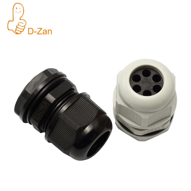 

6 Holes White Multi Hole Rubber Insert Plastic Gland Waterproof IP68