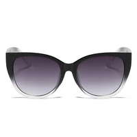 Lunettes de soleil œil de chat pour femmes, design de marque, dégradé, Simple, jambes larges, unisexe, UV400 5
