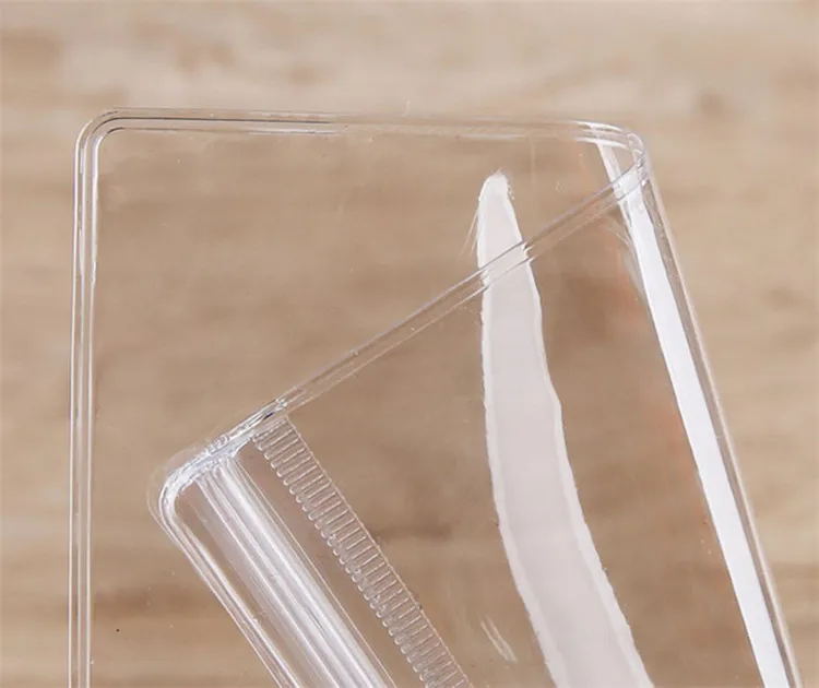 투명 플라스틱 보석 지퍼 잠금 장치 PVC 가방, 산화 방지 배터리 귀걸이, 구슬 옥 다이아몬드 팔찌 선물 파우치, 100 개