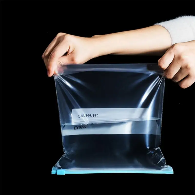 Reusable Storage Bags Zipper Lock Bags Food Grade Transparent Storage