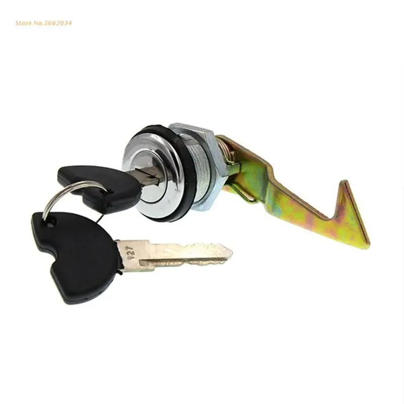2 Keys+1 Lock Electric Car Tail Box Trunk Lock for A8 Queen Motorcycle Rear Motorcycle Keys Motorcycle Key Accessories Motorcycle Key Cylinder Lock Motorcycle Trunk Latches