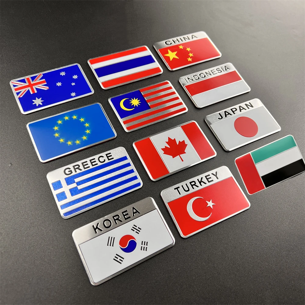 Bandiera Nazionale Per Suzuki Sx4 Swift Alto Liane Grand Vitara Jimny S-Cross Spacia Splash Kizashi Wagon R Ignis Celerio Potente Ponte