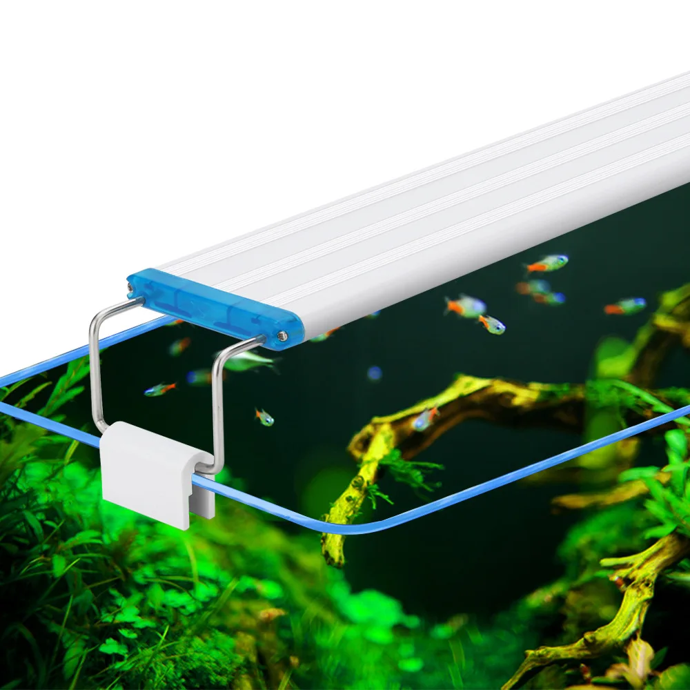 Aquarium Lamp Super Slim LEDs Aquarium Lighting Aquatic Plant Light Extensible Waterproof Clip on Lamp For Fish Tank aquarium light aquarium lamp