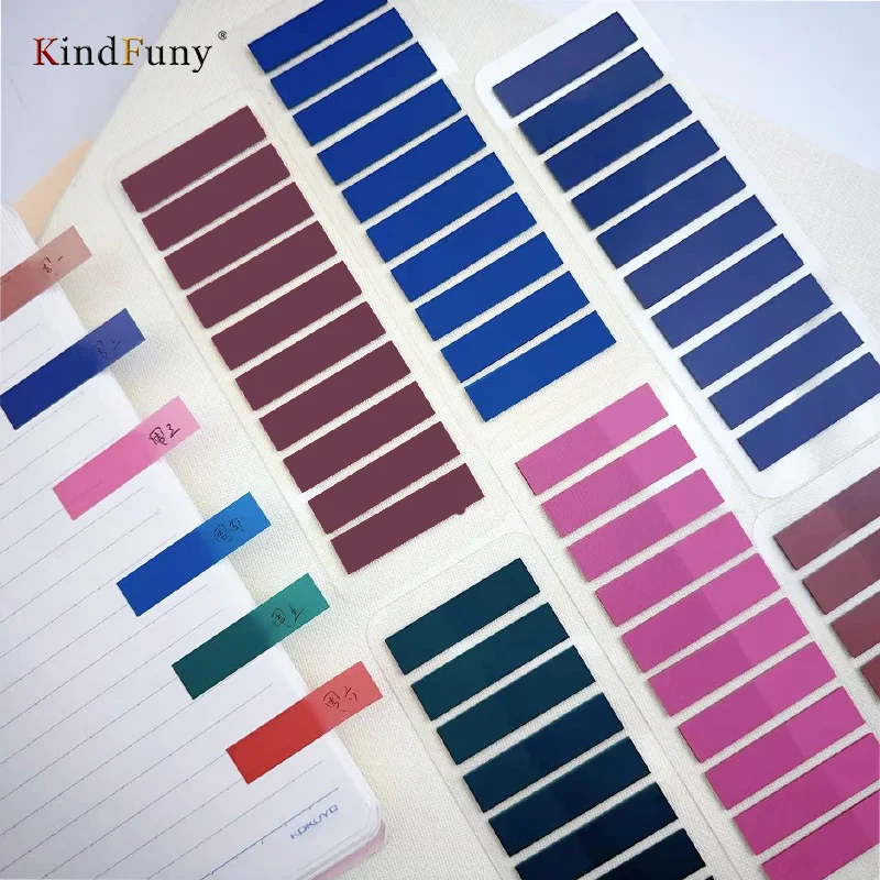 200Pc Index Tabs Self Adhesive Page Markers Transparent Stationery Waterproof Sticky Notes Classify Files Flags Planner Stickers 2