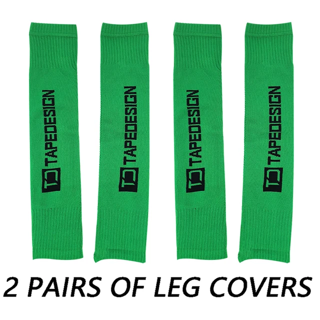 2 pairs of Leg Compression Sleeves Full Leg Sleeve Long Knee Brace Knee Support Protect Basketball Football Volleyball Cycling 4