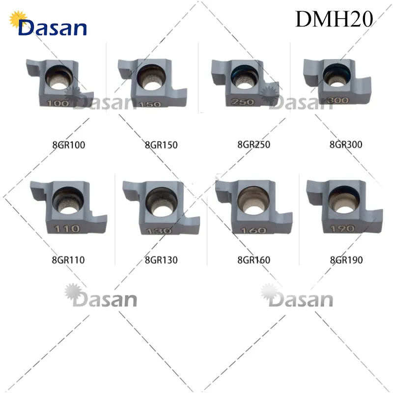 

10pcs 6GR 7GR 8GR 9GR DM9030 Inside Groove Carbide Turning Insert 100/150/200/250/300 Blade Lathe Cutter Tools