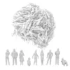 1:50 White Figures Architectural Model Human Scale HO Model Plastic Peoples,10 Pieces 1