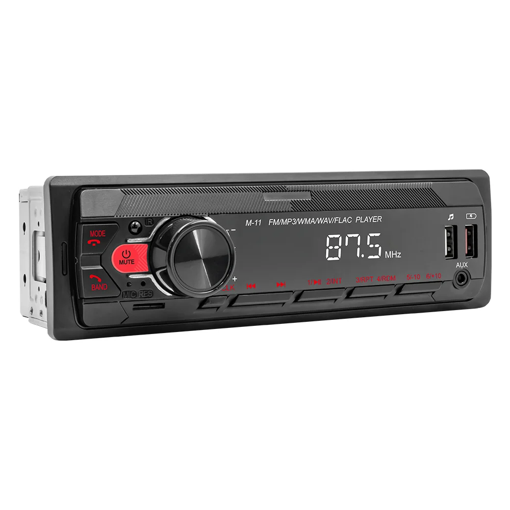 1 DIN 12V/24V Car Radio Stereo Bluetooth MP3 Player Audio FM Aux Input Receiver SD TF USB Multimedia Autoradio Player Car MP3 Player