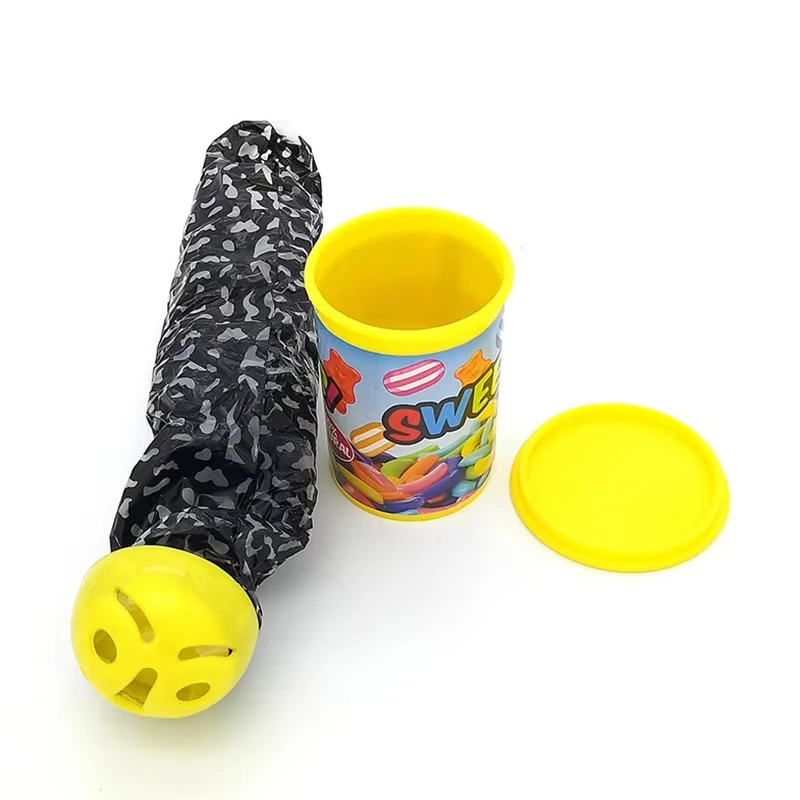 Funny Potato Chip Can Jump Spring Snake Toy Gift April Fool Day Halloween Party Decoration Jokes Prank Trick Fun Joke Toys