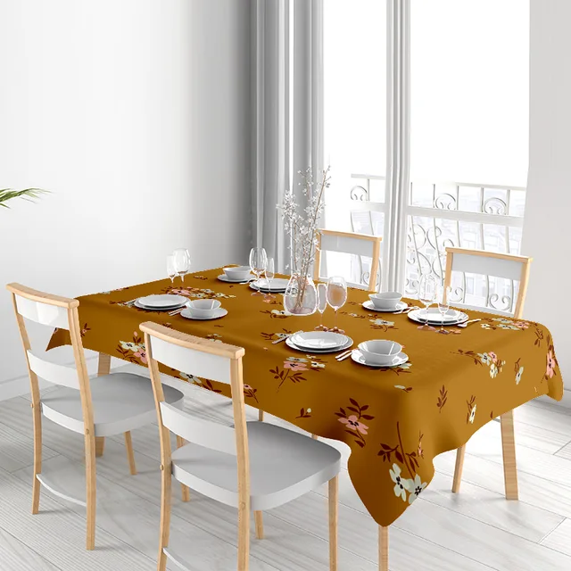 Modern Floral Tablecloth 3