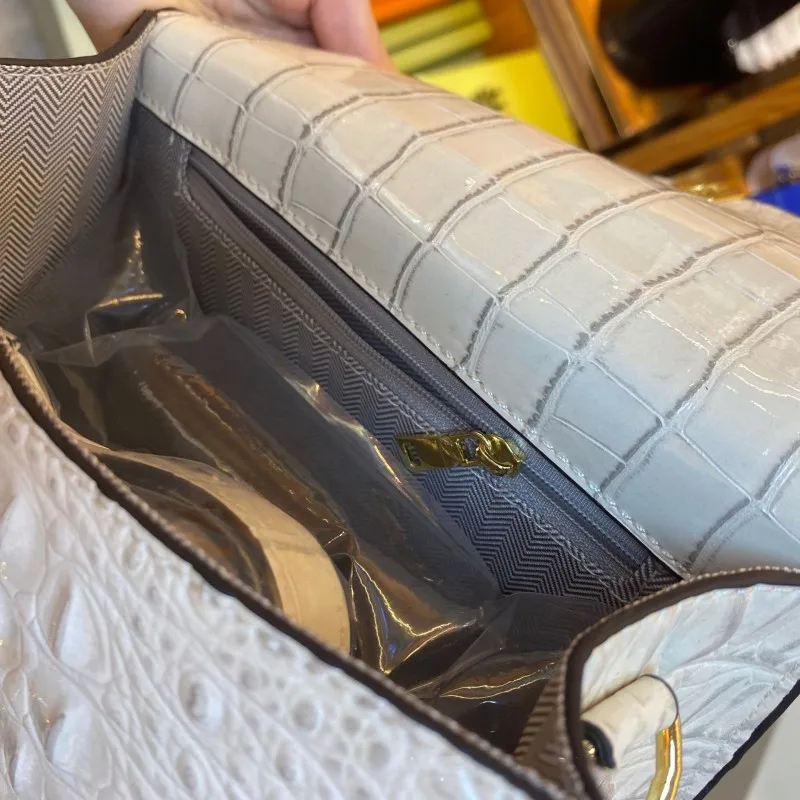 Borsa a mano da donna vintage con patta e risvolto, in pelle crosta, nuova borsa a tracolla di design da donna, a tracolla singola_voghion.com