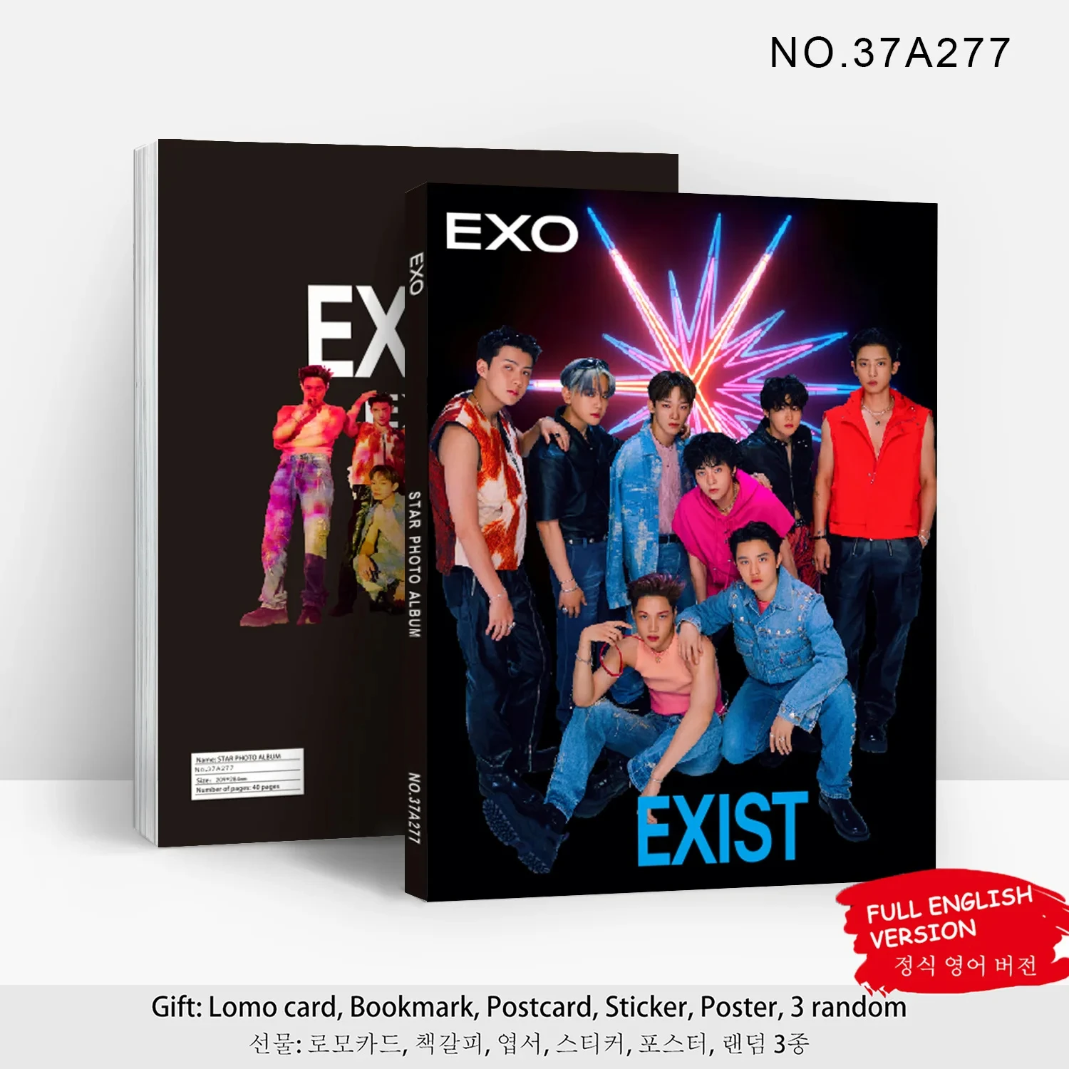 

Ido группа EXO новый альбом существуют фотографии коллекции ChanYeol SeHun Baekhyun KAI Chen SUHO D.O. Постер XIUMIN, коллекция поклонников, подарок