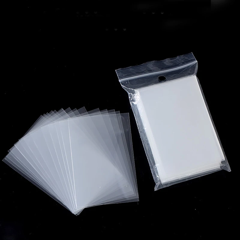 100pcs/set Various Sizes Transparent Card Sleeves Magic Card Game Tarot Poker Cards Protector Board Game Card Sleeves