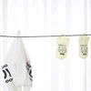2.5M Travel Non-slip Clotheslines Outdoor Travel Camping Portable Drying Clothes Hanger Rack Line Suction Cup Elastic Rope 3