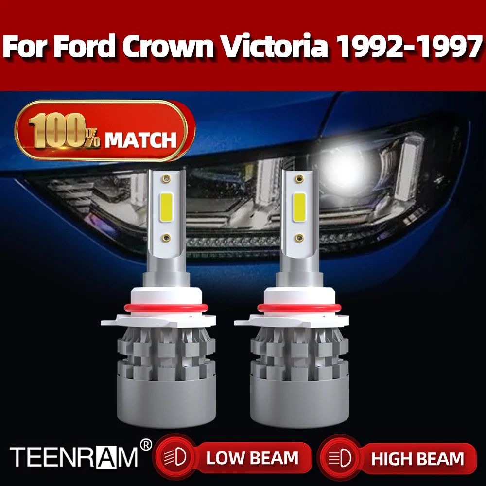 

240W 40000LM Led Headlight Bulbs HB3 9005 HB4 9006 Led Car Light 12V 6000K For Ford Crown Victoria 1992 1993 1994 1995 1996 1997