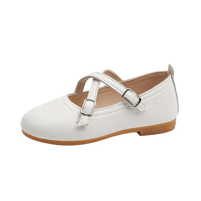 Leather Kids Flat Shoes for Girls Spring Autumn
