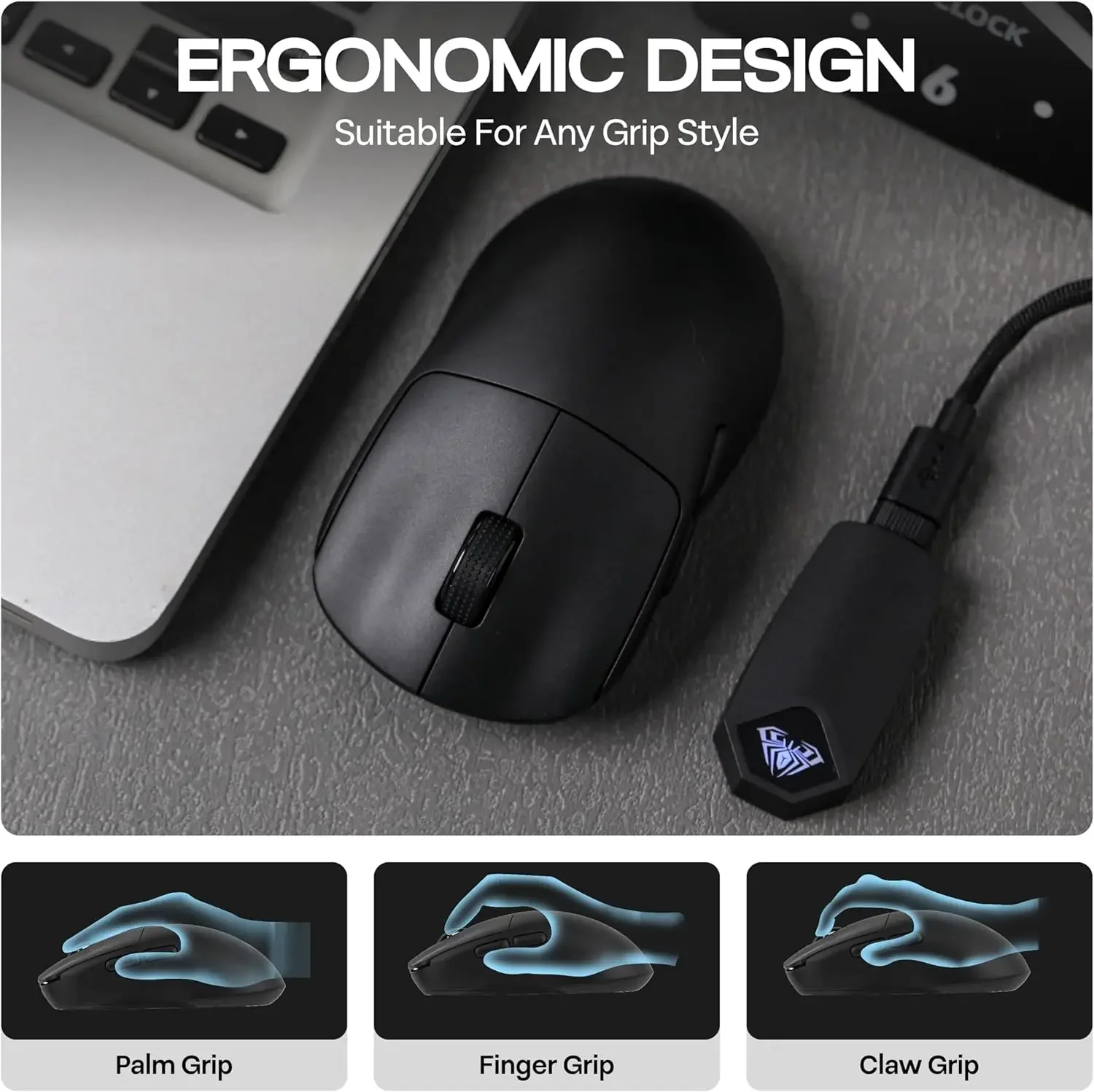 ماوس ألعاب AULA SC800 خفيف الوزن