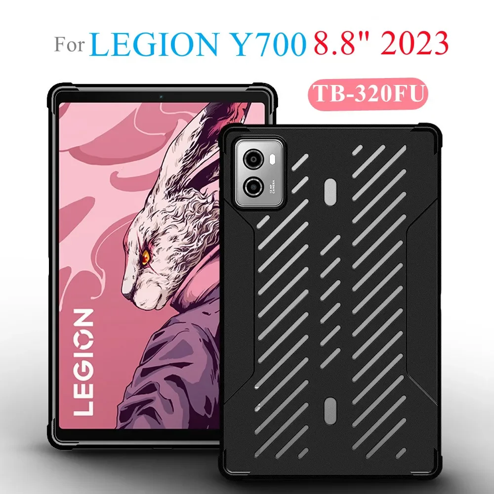 Concha Protetora para Lenovo Legion Y700 2ª Geração 8.8 Polegadas Tb320fu Tampa Traseira para Legion Y700 2023 8.8 Polegadas pc Rígido