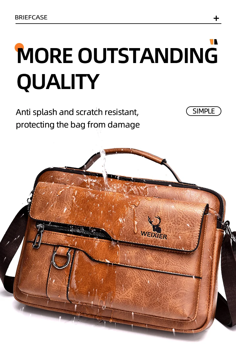 WEIXIER-Bolso de hombro cruzado multifunción