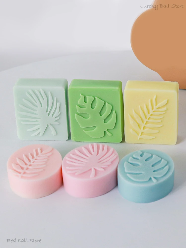 Description Picture 6 of item6 Cavity Oval/Square Leaf Shaped Silicone Soap Mold DIY Handmade Essential Oil Soap Making Supplies Mould Chocolate Cake Molds