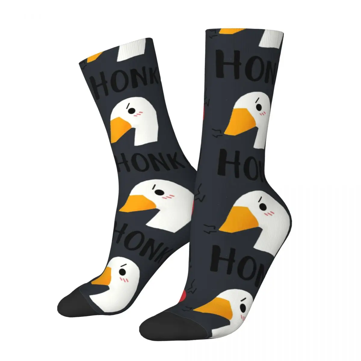 

Funny Crazy Sock for Men Noot Vs Honk Hip Hop Vintage Untitled Goose Happy Quality Pattern Printed Boys Crew compression Sock