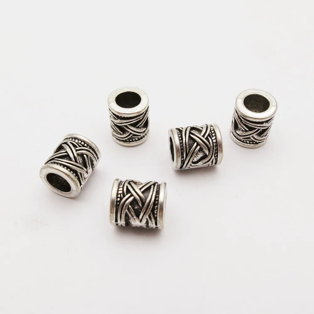 Hair braid accessories Viking beads ancient charm Viking runes 5pcs/pack