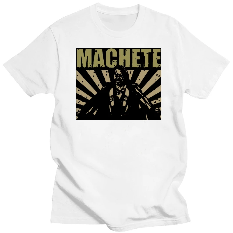 Maglietta D'Azione Dell'Attore Messicano Machete Johnny Trejos