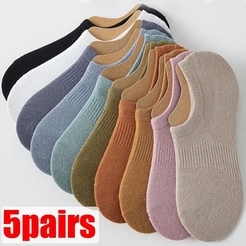 

Women Invisible Boat Socks Summer Mujer Silicone Non-slip Chaussette Ankle Sock Low Female Cotton Breathable Calcetines