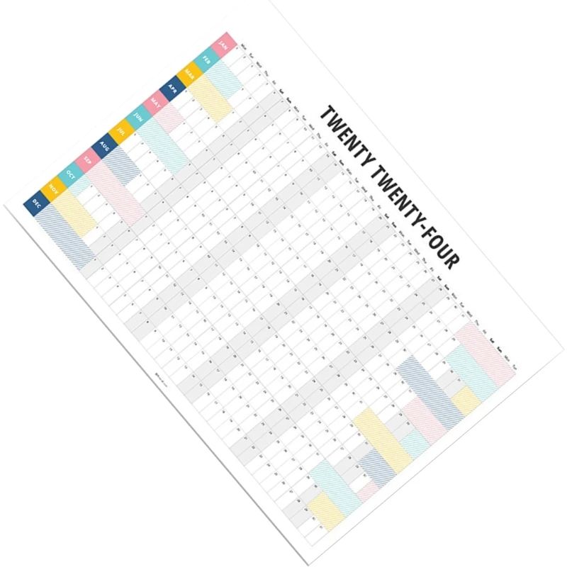 2024 Yearly Planner Calendar Full Year Planner Calendar from 1. 2024- 12. 2024