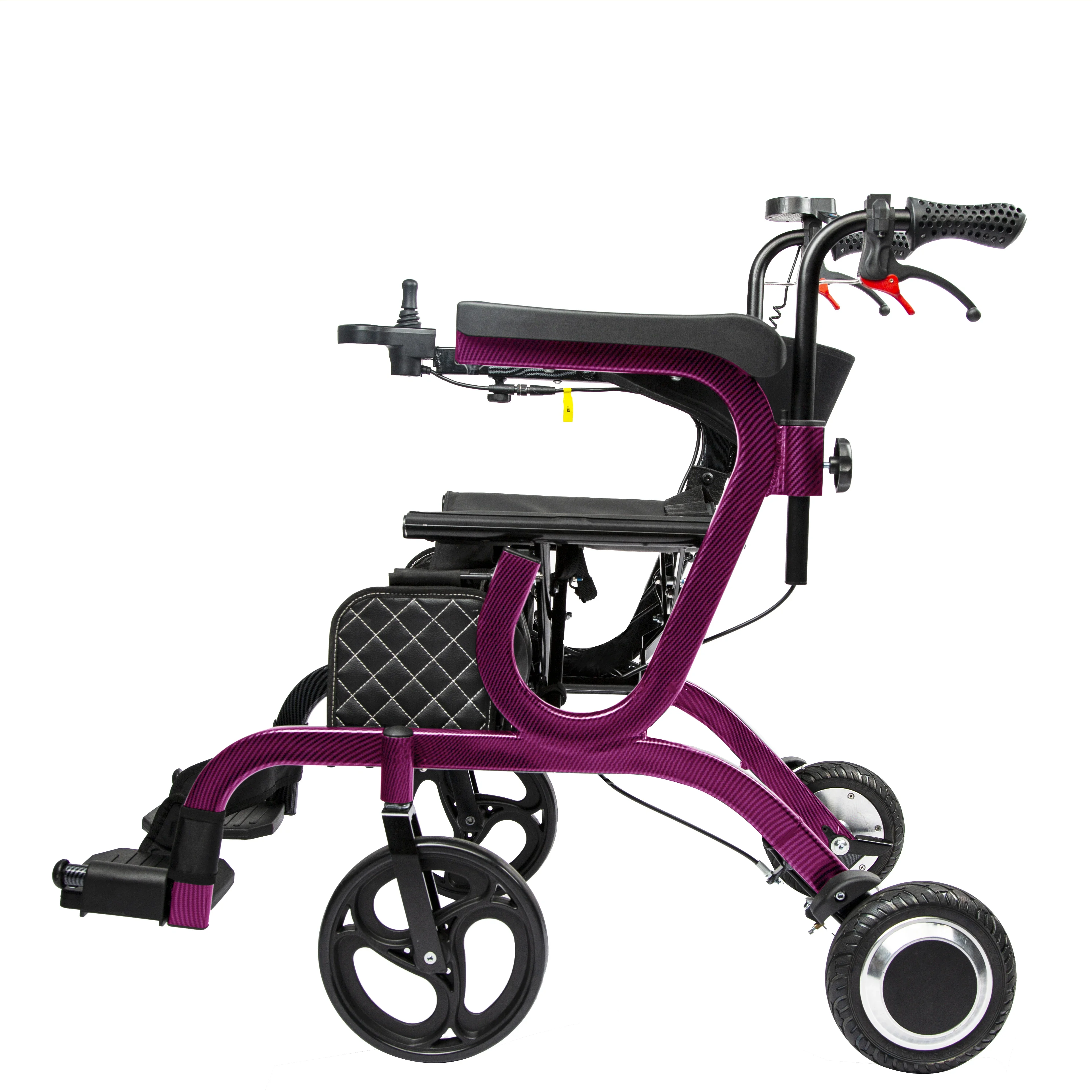 250w Mobility Walker Rollator Elderly Rollator Walking Aids For Disabled Handicapped mobility scooter attachment 4