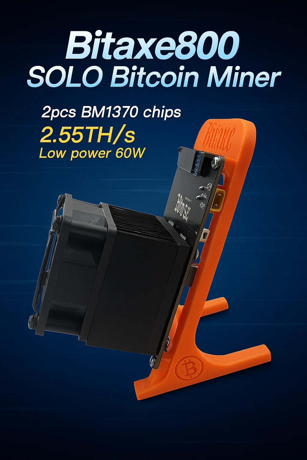 800 Solo Miner 2.55TH/s Bitcoin BTC Asic Mining Machine High Hashrate Low  Power Crypto Miner - AliExpress