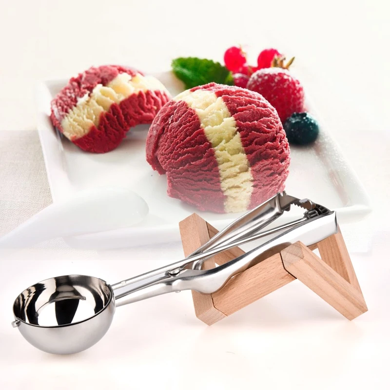 Ice Cream Spoon Food Grade Stainless Steel Antibacterial 5cm -1 piece