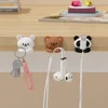 WORTHBUY Desktop Cute Cable Organizers Holder Clips Desk Tidy Organiser Self Adhesive Cable Management Office Wire Cord Holder 2