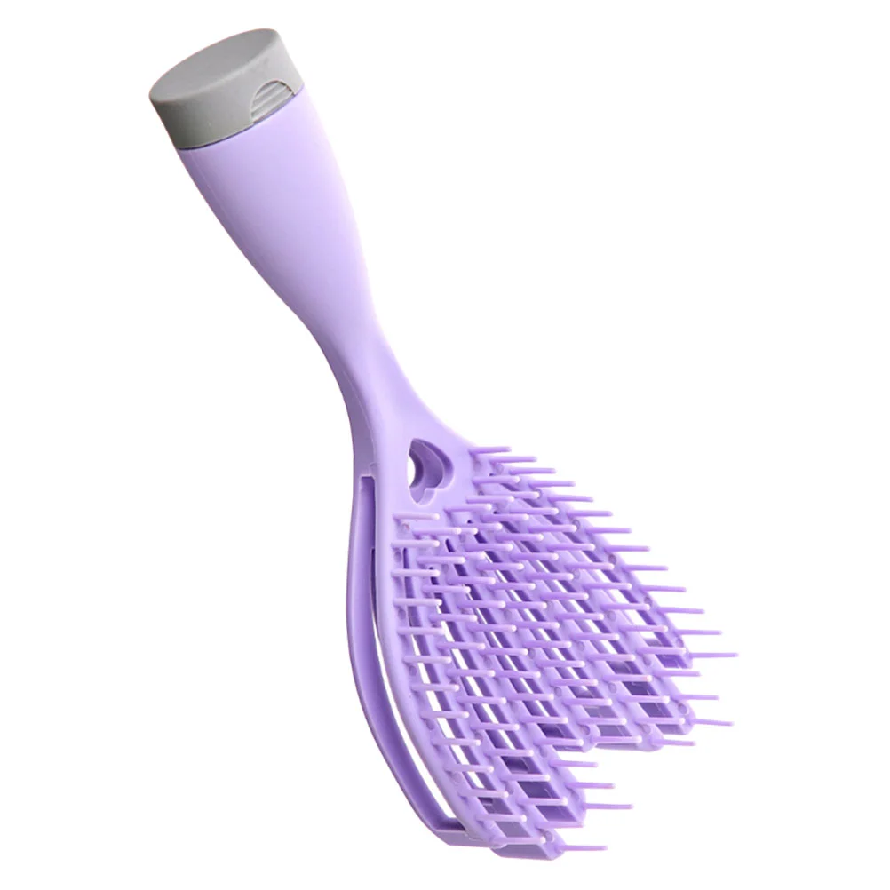 Dual Purpose Hollow Comb Curl for Curled Hair Brush Women Travel Polypropylene Detangling 3