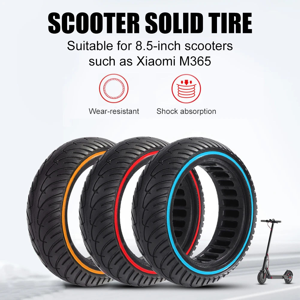 

Rubber Solid Tire 8.5x2inch Tire Replacement for M365/Pro/1S/Pro2 Electric Scooter Puncture-Resistant Explosion-Proof Solid Tire