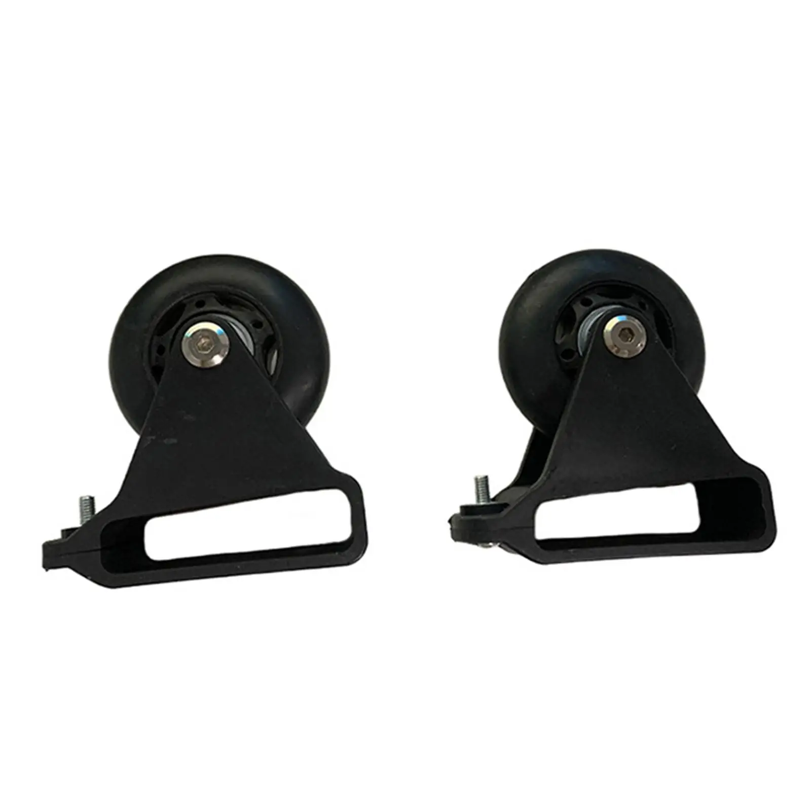 2Pcs Ladder Leveling Casters Ladder Balance Bar Wheels for Equipment Shelves