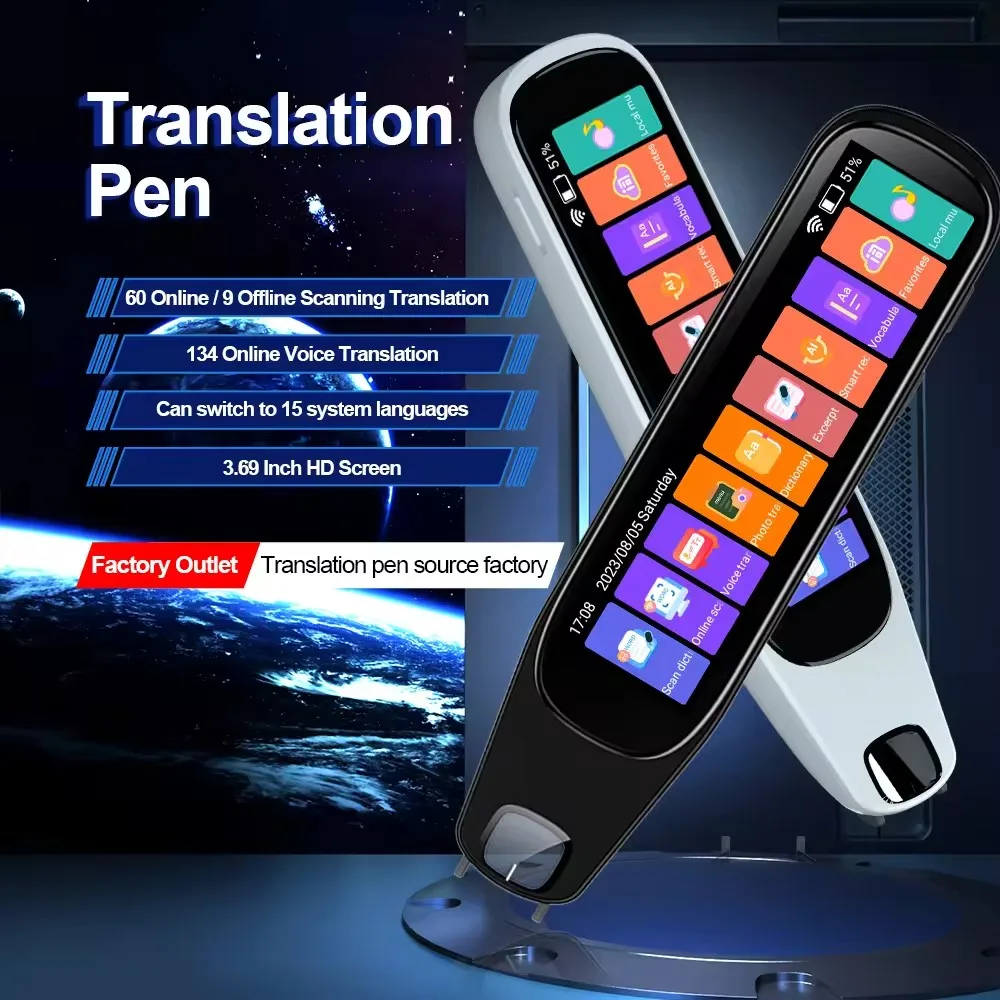 Upgraded MD21 Translate Machine Multi Language Voice AI Translator Pen and Scan Translator Device Equipment