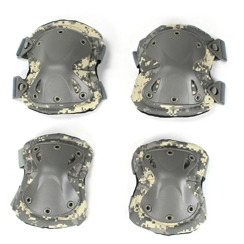 Tactical Knee Pad Support Elbow Protector CS Military Army Airsoft Outdoor Protective Knees Pads Sport Hunting Kneepad Safe Gear