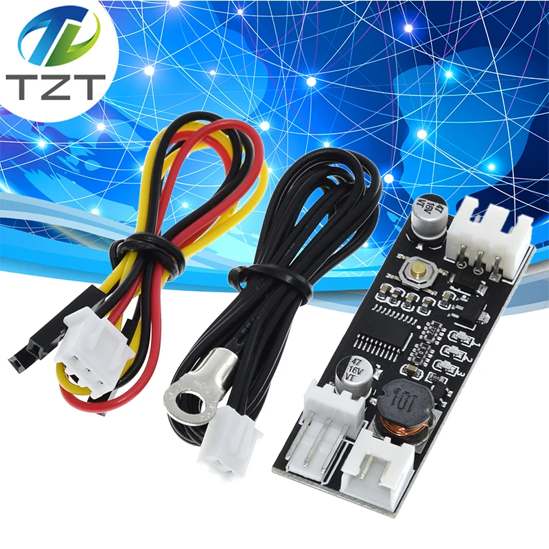 Modulo Regolatore Di Velocità PWM 12V Per Ventole PC 2-3 Fili, Con Controllo Temperatura - 3