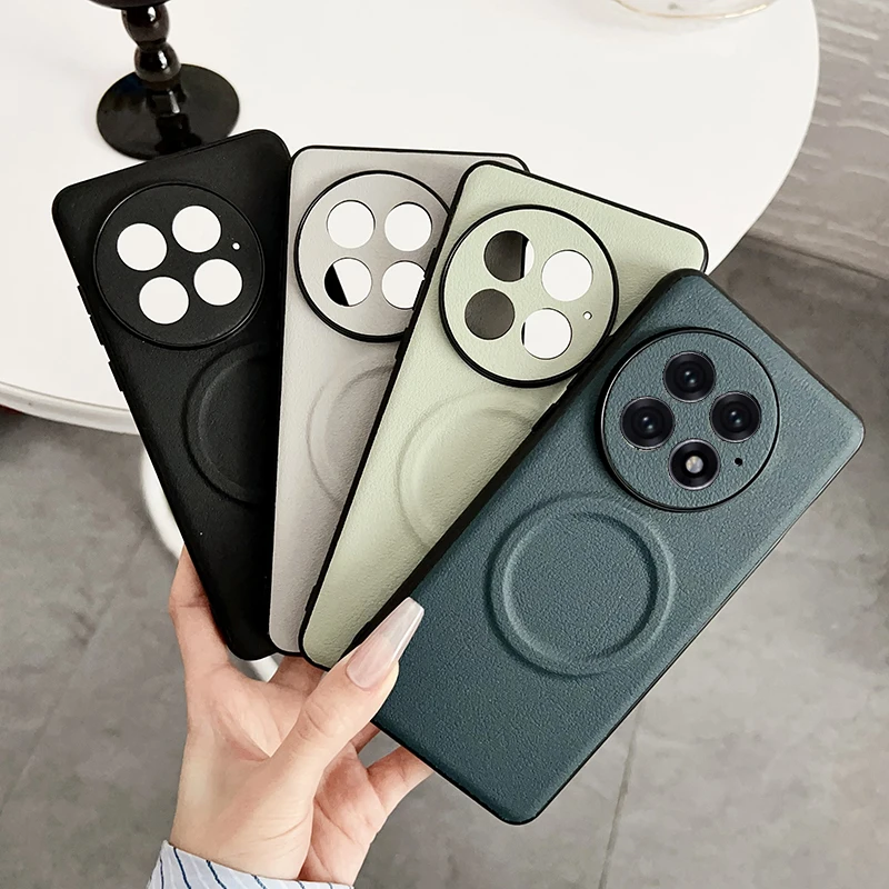 Magnetic PU Leather Anti-Slip Ultra Thin Phone Case