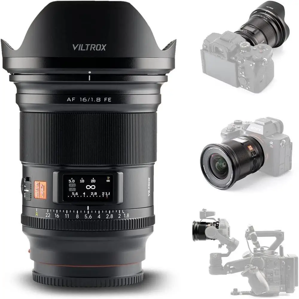 16mm 24mm 50mm 85mm F1.8 Full-Frame Auto Focus Large Aperture Ultra Wide Angle S