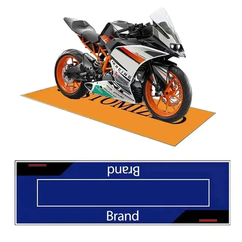 Motorcycle Polyester Parking Mat floor mat Display Carpet Racing Bicycle Anti-slip Bedside Rugs